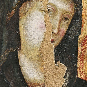 Madonna con Bambino, tavola trecentesca di scuola toscana
